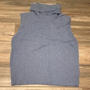 Veronica Beard Sleeveless Turtleneck Sweater Vest